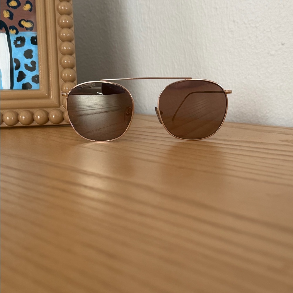 Illesteva Mykonos II Rose Gold Sunglasses